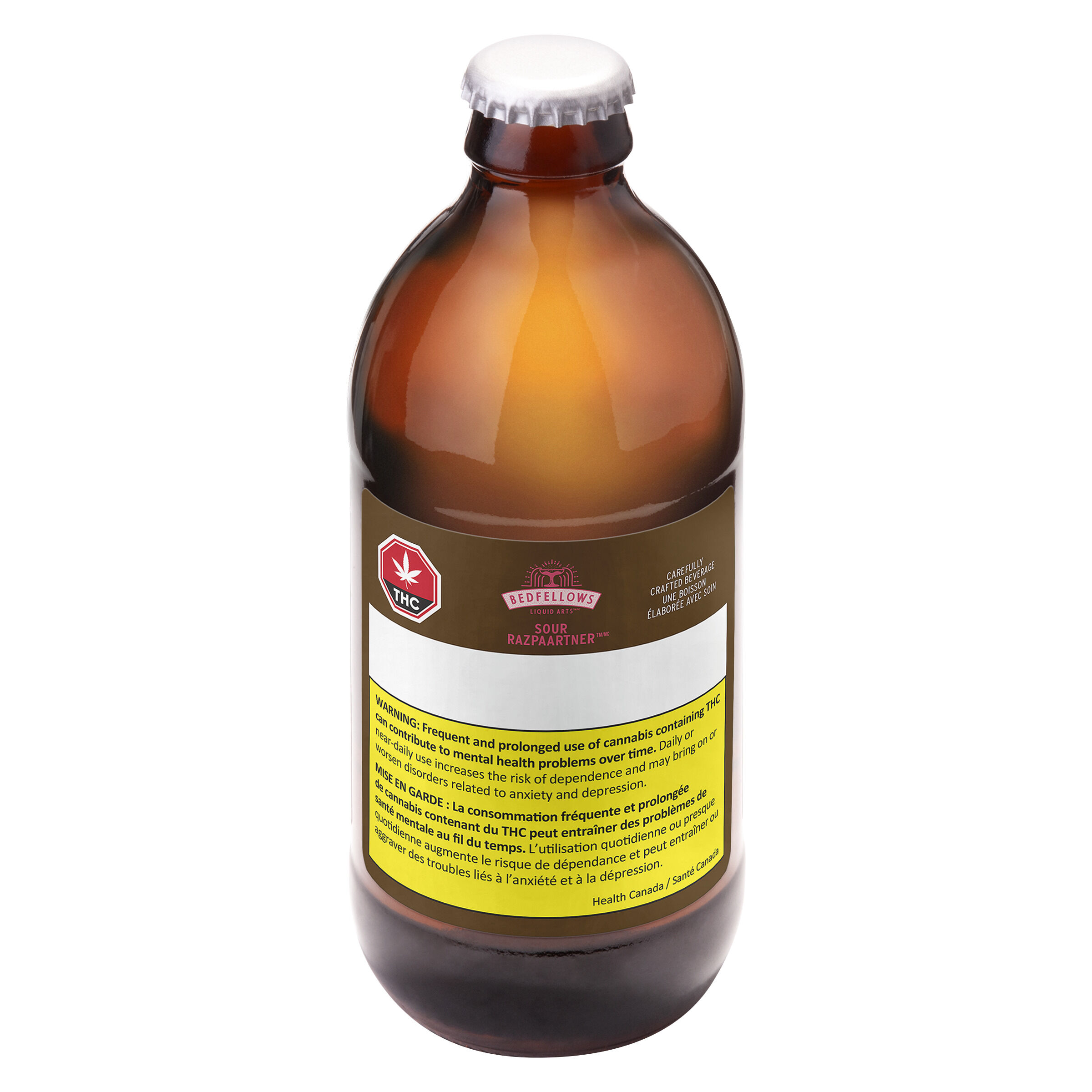 BEDFELLOWS : SOUR RAZPAARTNER - SOUR RAZPAARTNER 355ml (10mgTHC:2mgCBD)