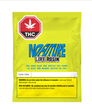 No Future - The Sour Blue One - Live Rosin Sativa Thc Gummy - No Future : The Sour Blue One - Live Rosin Sativa THC Gummy (1x10mg)