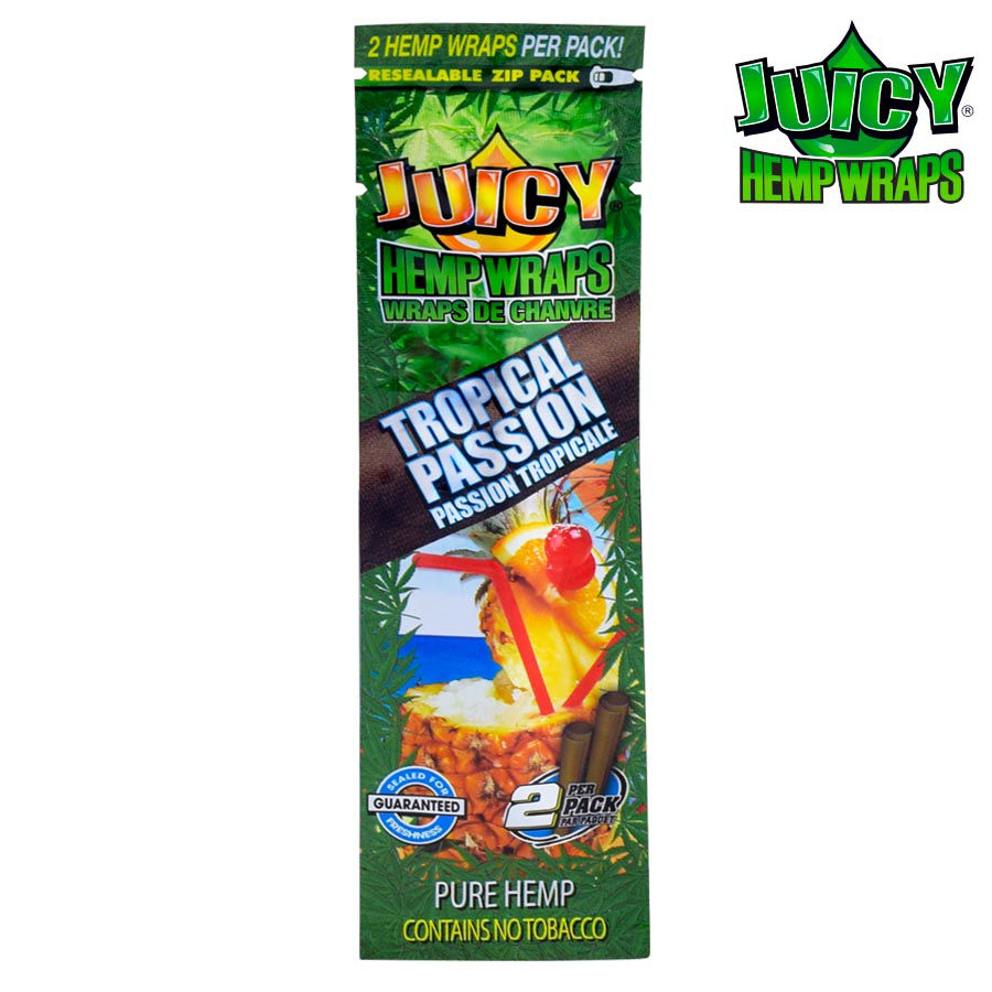 Juicy Jay's : TROPICAL PASSION HEMP WRAPS