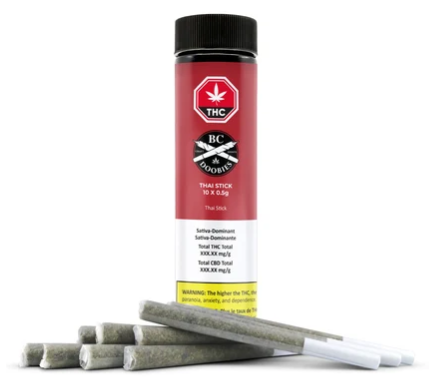 BC Doobies : Thai Stick Pre-Rolls (10pk)