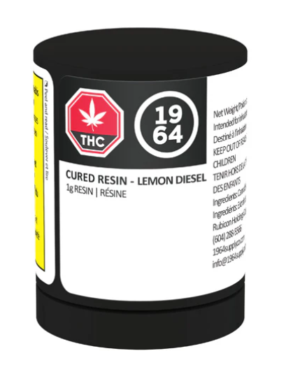 1964 : Lemon Diesel Cured Resin (1g)