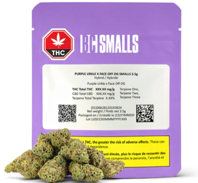 BC Smalls : Purple Urkle X Face Off Og Smalls