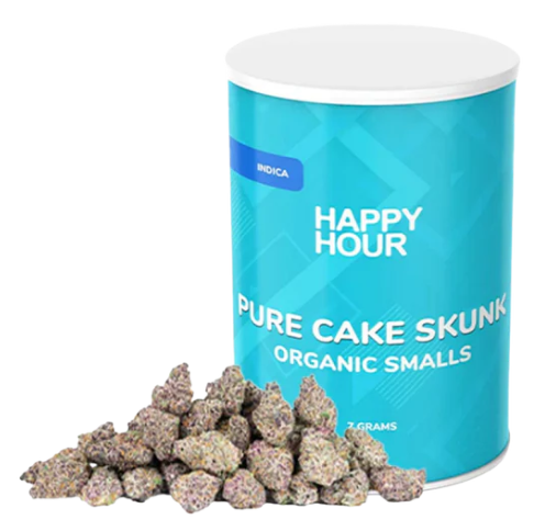 Happy Hour : Organic Smalls Indica (Pure Cake Skunk)