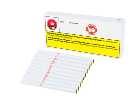 Back Forty : Lemon Diesel Pre-Rolls (10pk)