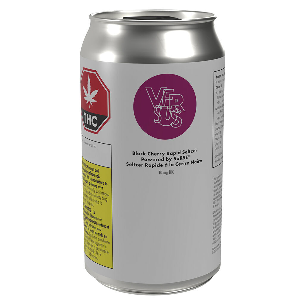 Versus : Black Cherry Rapid Seltzer 355ML (10mg THC)