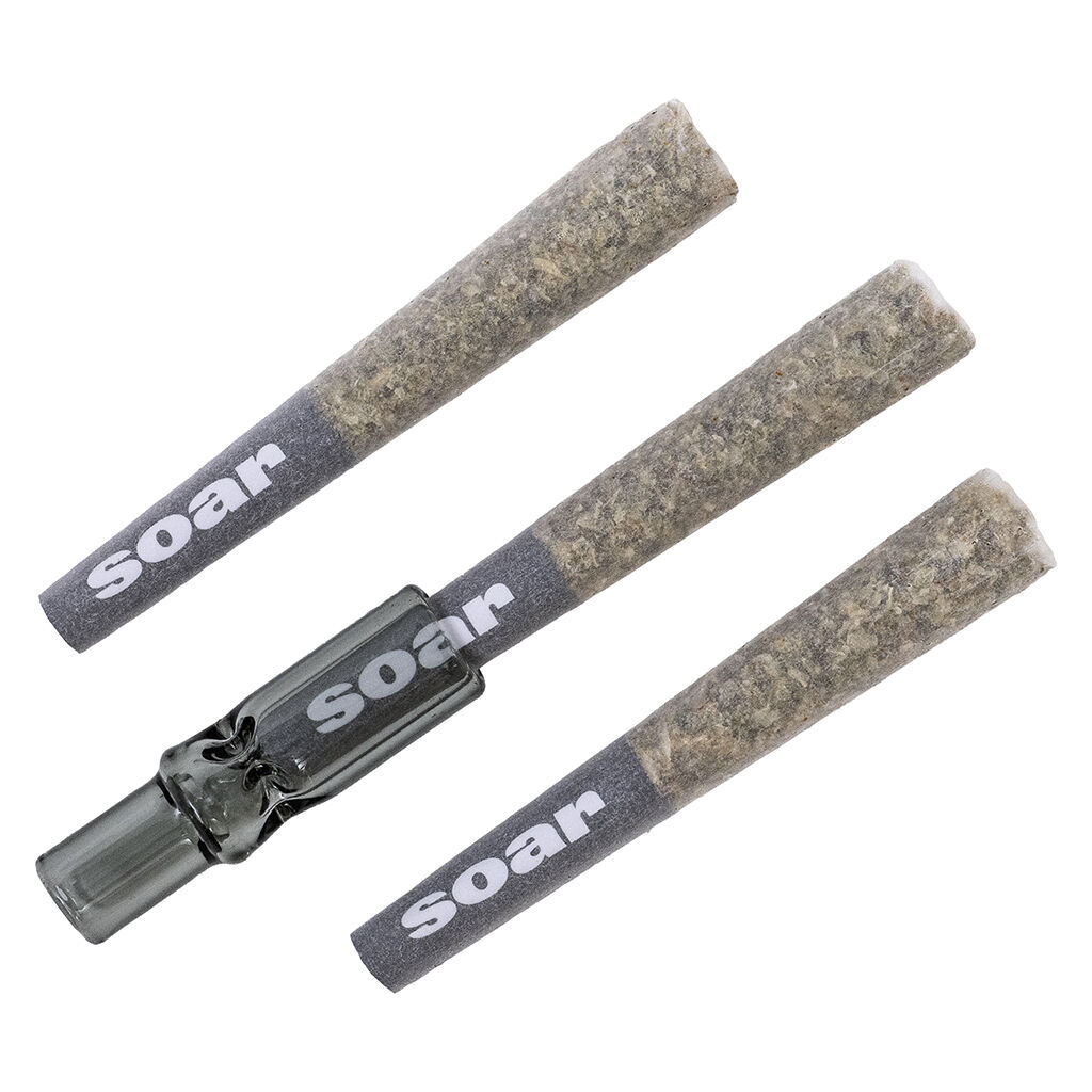 Soar : 187 Kush Pre-Rolls (3pk)