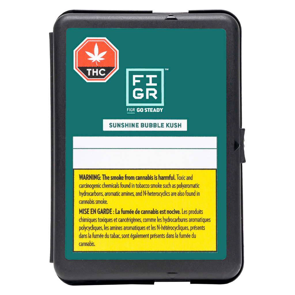 FIGR : GO STEADY-SUNSHINE BUBBLE KUSH PRE-ROLLS - GO STEADY-SUNSHINE BUBBLE KUSH PRE-ROLLS (10.35g)