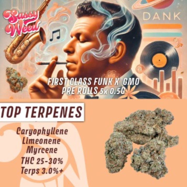 Sassy Weed : Dank Sinatra Pre-Rolls (5pk)