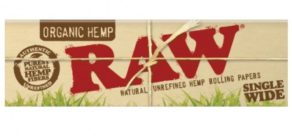 RAW : RAW ORGANIC HEMP PAPERS - RAW : ORGANIC HEMP SINGLE WIDE PAPERS
