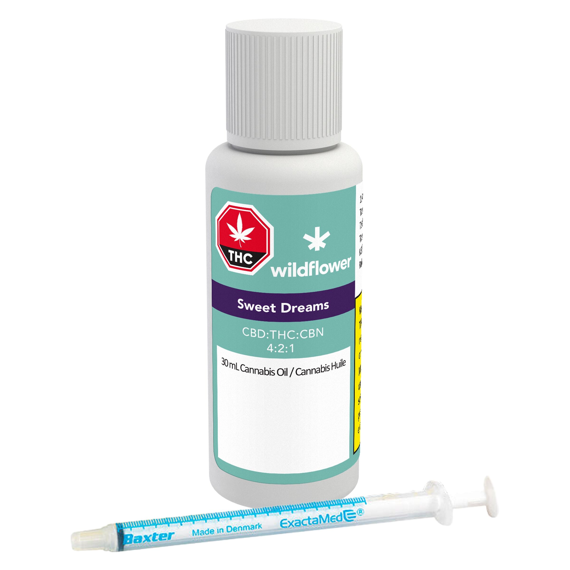 Wildflower : Sweet Dreams Cbd:Thc:Cbn Oil - Wildflower : Sweet Dreams Cbd:Thc:Cbn (30x12mg:6mg:3mg) Oil