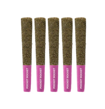 Pistol And Paris : Pocket Rockets Redline Infused Pre-Rolls (5pk)