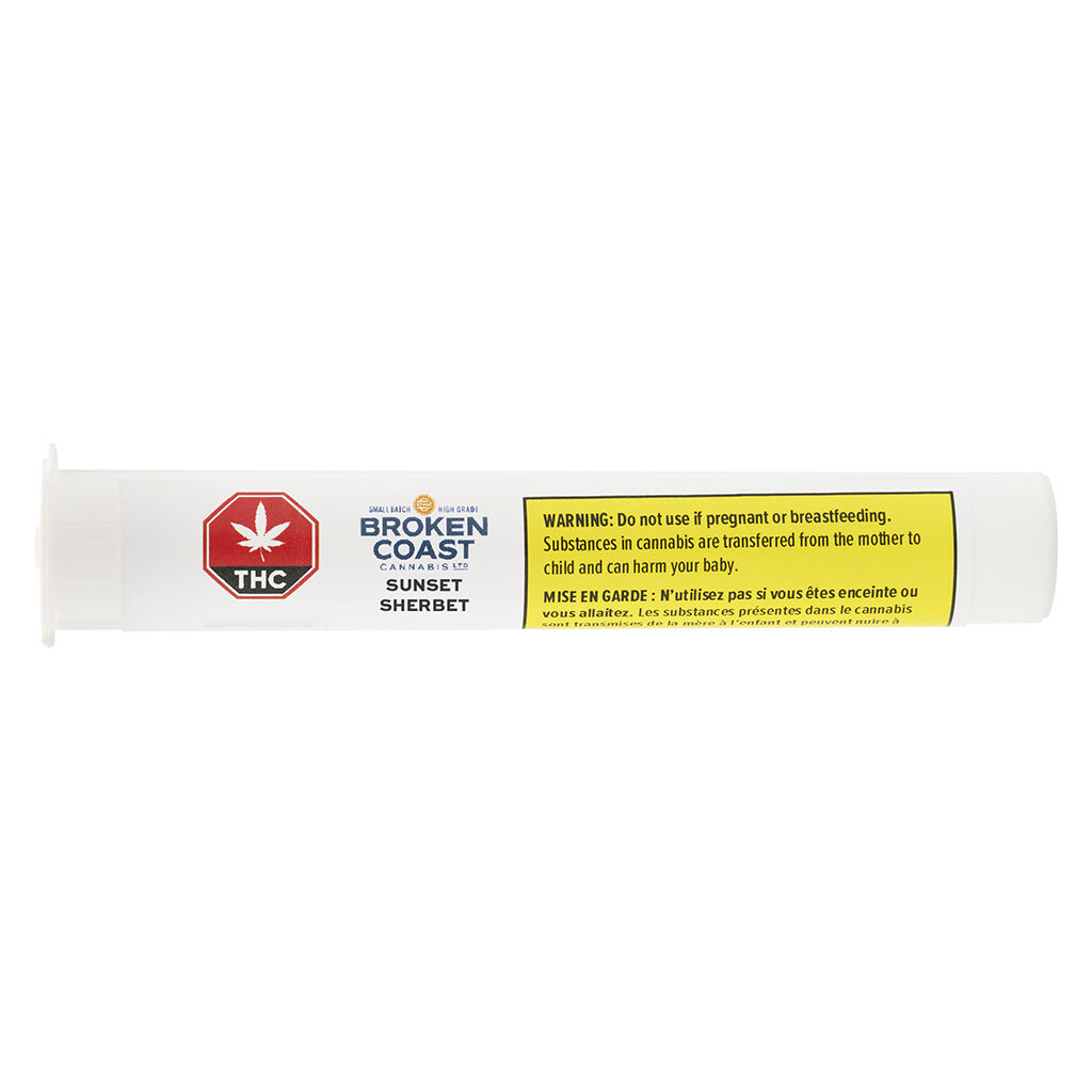 BROKEN COAST : SUNSET SHERBET PRE-ROLLS - SUNSET SHERBET PRE-ROLLS (3x0.5g)