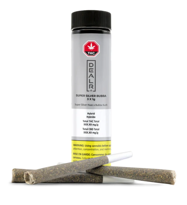 DEALR : Super Silver Bubba Pre-Rolls (3pk)