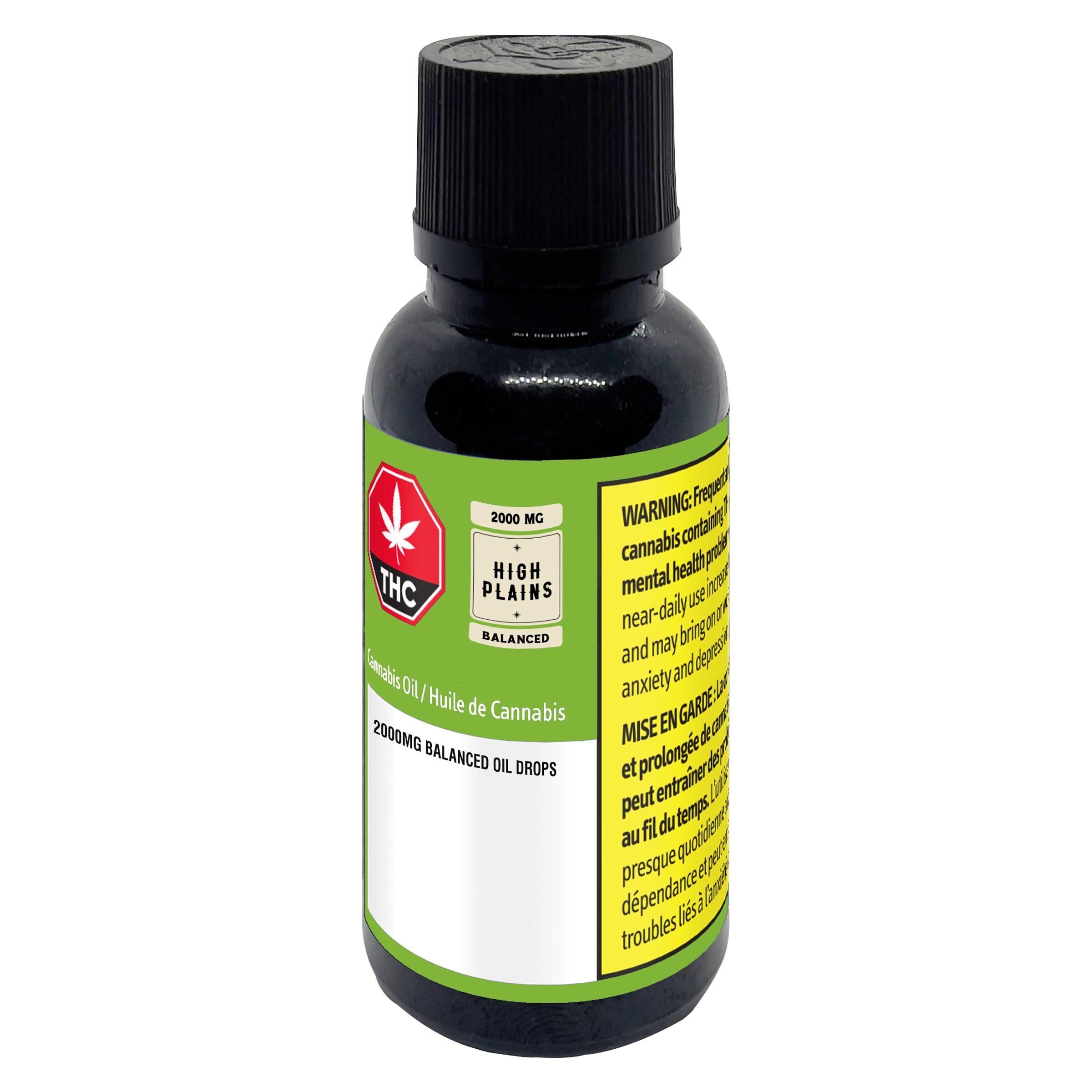 High Plains - 2000Mg Balanced Oil Drops - 33.3G