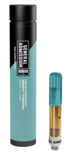 General Admission: Berry Tundra Liquid Diamond Blend Vape Cartridge