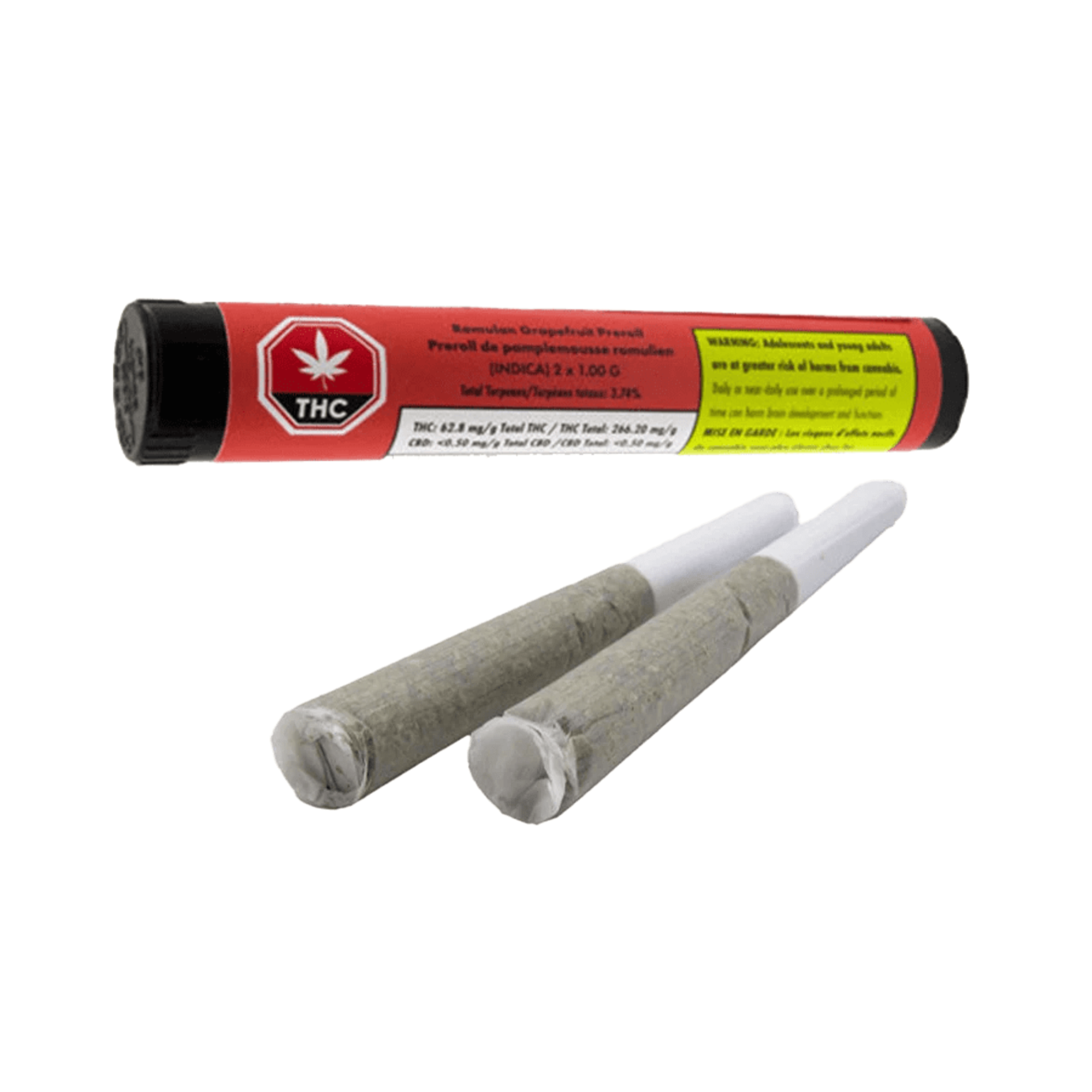Green Mountain Health Alliance : Romulan Grapefruit Pre-Rolls (2pk)