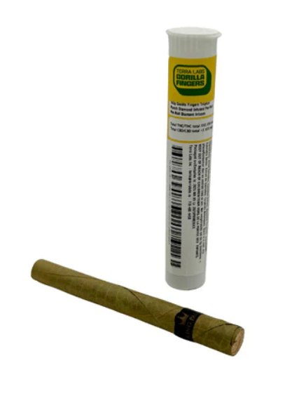Terra Labs : Gorilla Fingers Tropical Infused Pre-Roll Lto (1x2g)