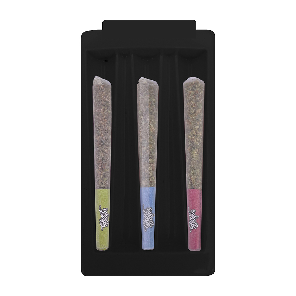 Ghost Drops : THE TRIPLE THREAT PRE-ROLLS - THE TRIPLE THREAT PRE-ROLLS (3x.5g)