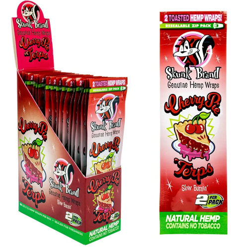 SKUNK : TERP HEMP WRAPS (CHERRY PIE)