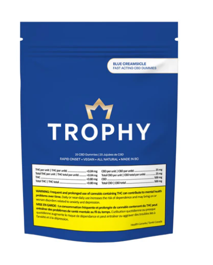 Trophy : Blue Creamsicle Chews (20x25mg)