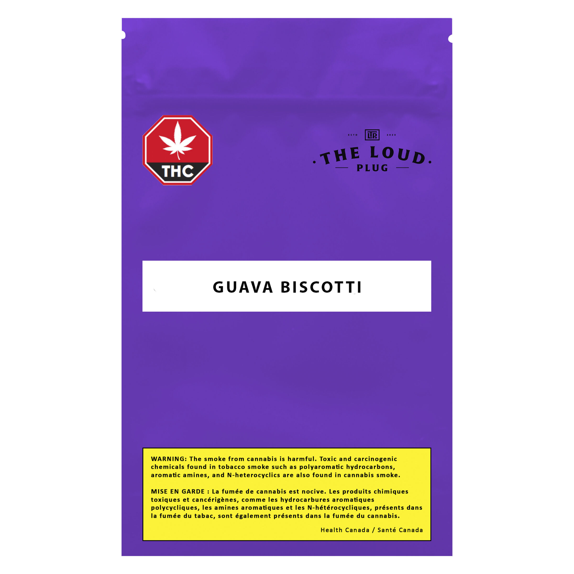 THE LOUD PLUG : GUAVA BISCOTTI PRE-ROLLS - GUAVA BISCOTTI PRE-ROLLS (3x0.5g)