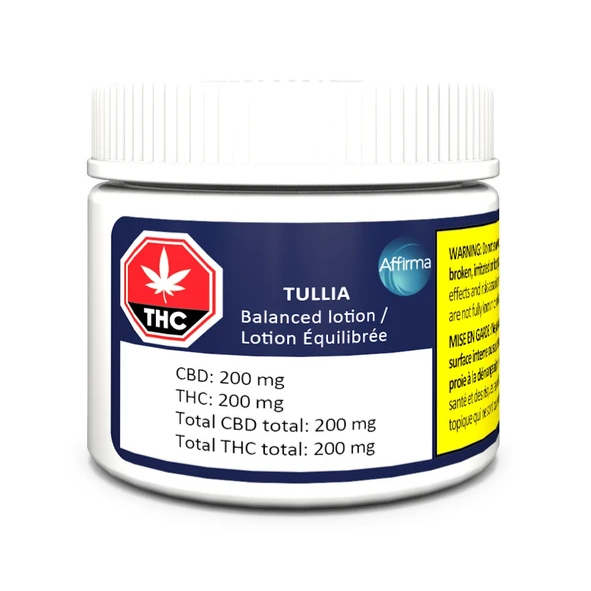 TIDAL: TULLIA + CBD:THC LOTION (BLEND) - TIDAL: TULLIA + CBD:THC LOTION (61G)