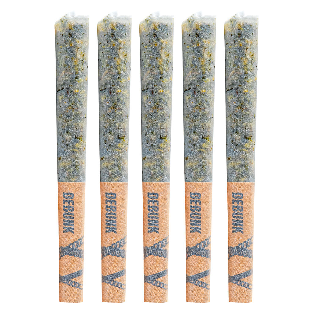 Debunk : 24K Gold Sativa Crushed Diamond Infused Pre-Rolls (5x0.5g)
