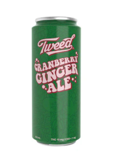 Tweed : Tweed Cranberry Gingerale Beverages 355mL (10mg)