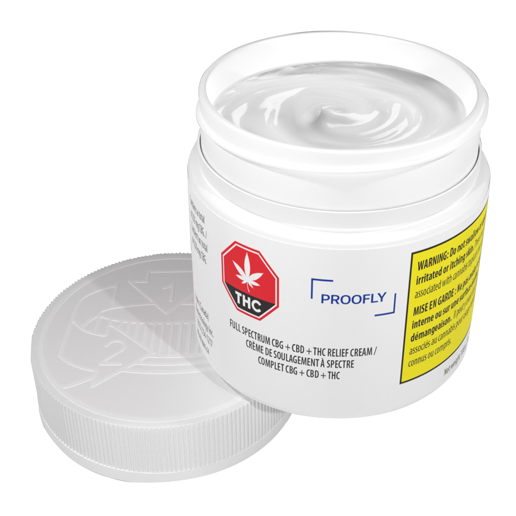 Proofly : FS CBG + CBD + THC Relief Cream