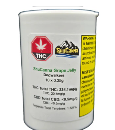 Shucanna : Shucanna Grape Jelly Pre-Rolls (10x0.35g)