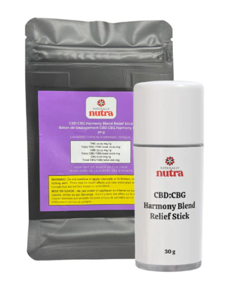 Naturally Nutra : CBD:CBG Harmony Blend Relief Stick