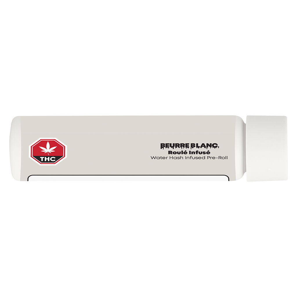 Beurre Blanc. : ROULÉ INFUSÉ WATER HASH INFUSED PRE-ROLL - ROULÉ INFUSÉ WATER HASH INFUSED PRE-ROLL (1g)