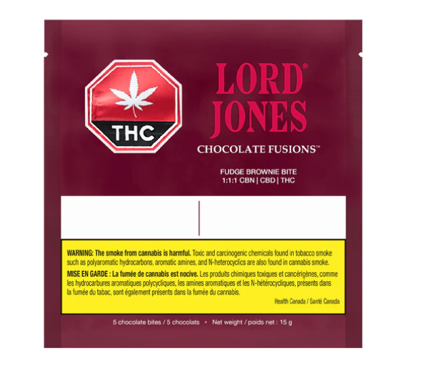 Lord Jones : Chocolate Fusions Fudge Brownie Bites (5pk)
