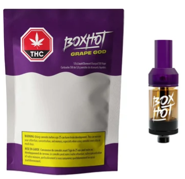 Boxhot : Boxhot Grape God Diamond Blend Cartridge