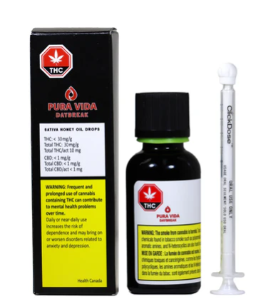 Pura Vida : Daybreak Sativa Honey Oil (30ml)