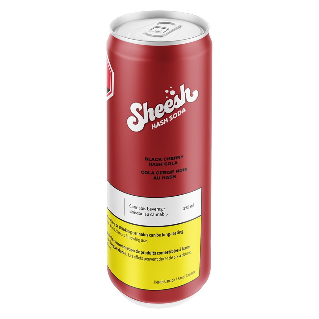 Sheesh Hash Sodas : Black Cherry Hash Rosin Cola 355ml (10mg)
