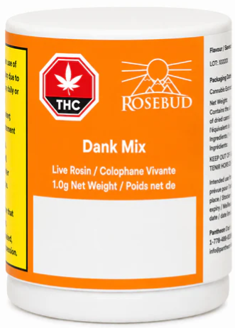 Rosebud Cannabis Farms : Dank Mix Live Rosin