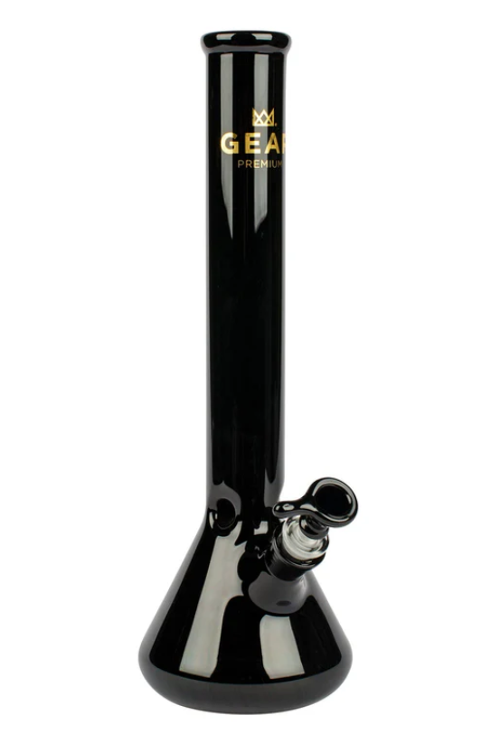 GEAR Premium : 13" Solid Black Beaker Tube - GEAR Premium :  13" Solid Black Beaker Tube