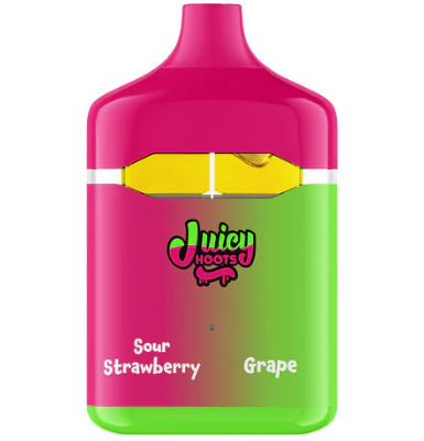 Juicy Hoots : Sour Strawberry and Grape Flavour Flip Disposable Vape (1g)