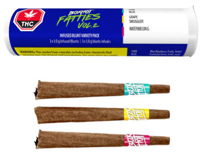 Boxhot : Fatties Vol.2 Infused Blunts (3pk)