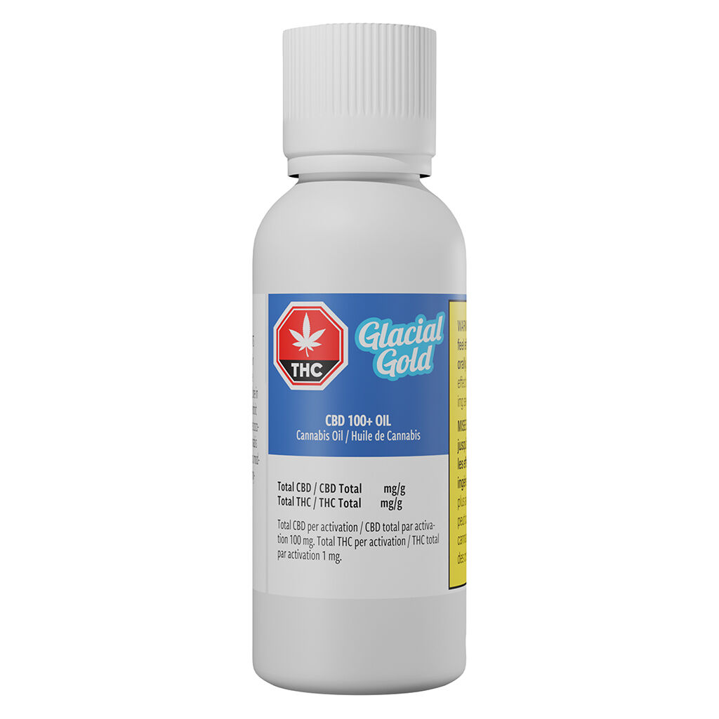 Glacial Gold : CBD 100+ Oil (40ml)