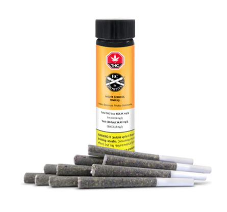 Bc Doobies : Night School Pre-Rolls (10pk)