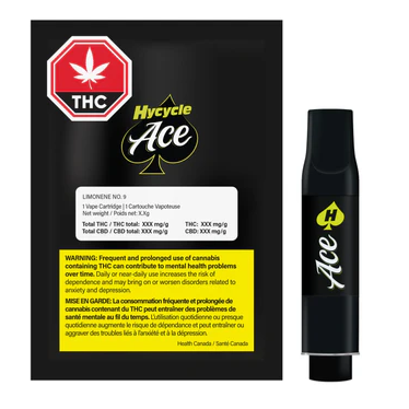 Hycycle Ace : Limonene No. 9 Live Resin Cartridge (1g)