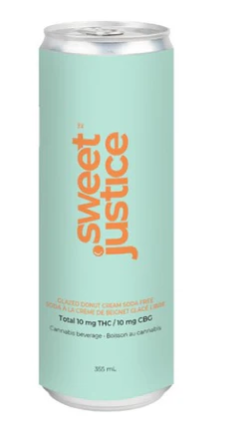 Sweet Justice : Glazed Donut Cream Soda Free THC:CBG (10mg)