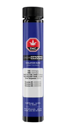 Undrground : Violator Kush Pre-Rolls (5pk)