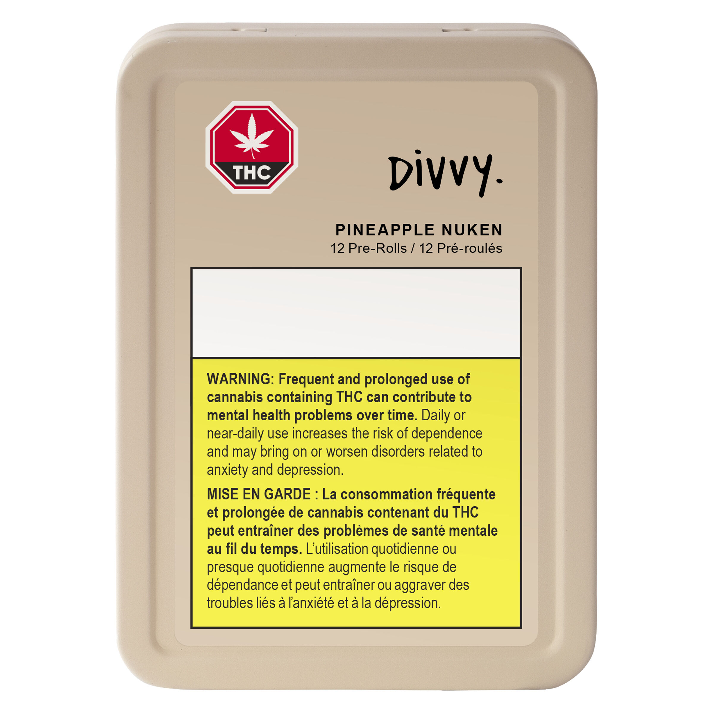 Divvy : PINEAPPLE NUKEN PRE-ROLLS - PINEAPPLE NUKEN PRE-ROLLS (12x.35g)