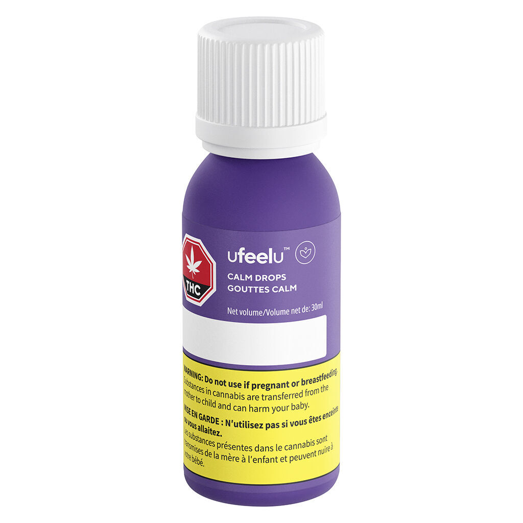 UFEELU : CBD+CBG CALM DROPS - CBD+CBG CALM DROPS (30MG CBD/ 10MG CBG)