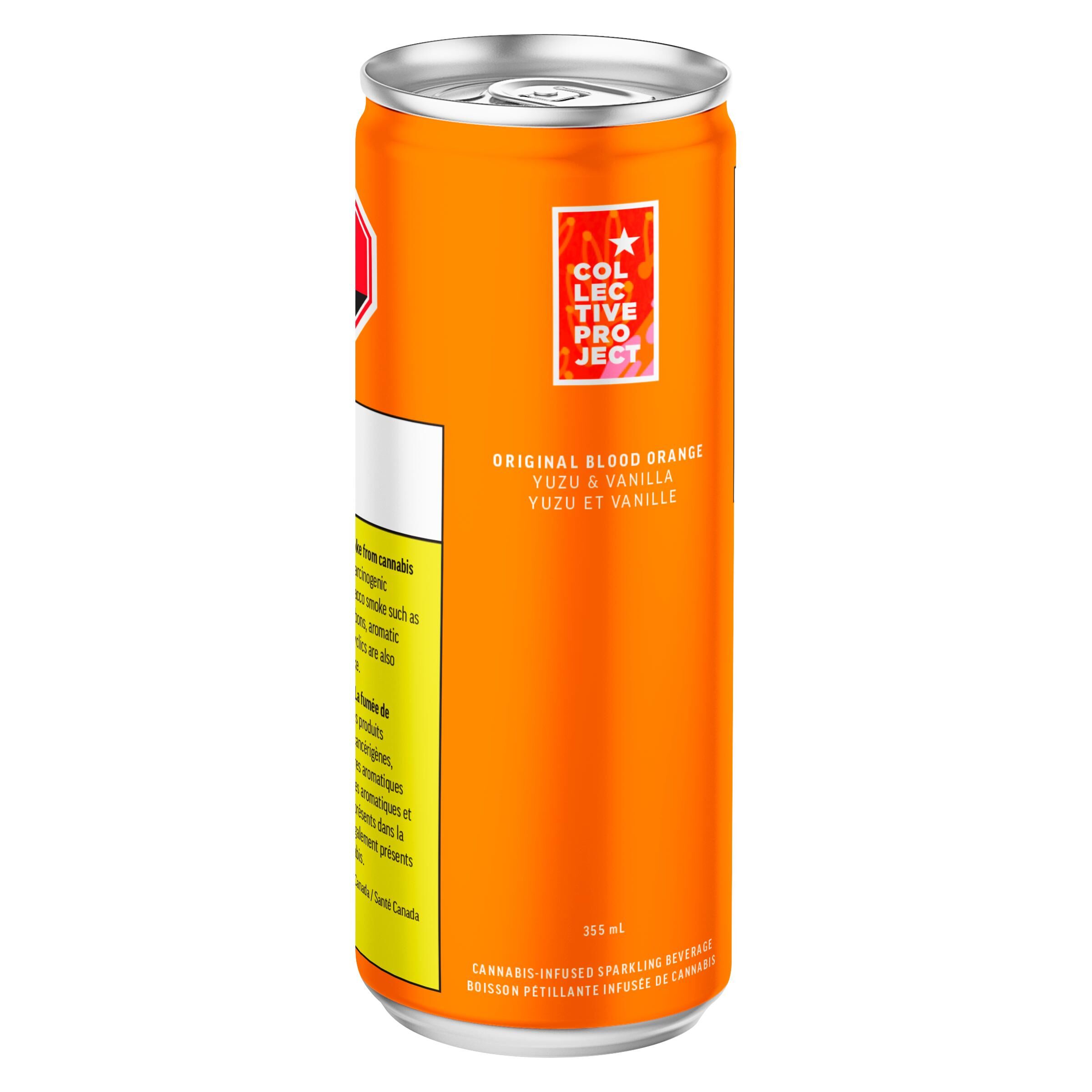 Collective Project : Original Blood Orange, Yuzu & Vanilla 1:1 - Collective Project : Original Blood Orange, Yuzu & Vanilla 355ml 1:1 (10mgTHC:10mgCBD)
