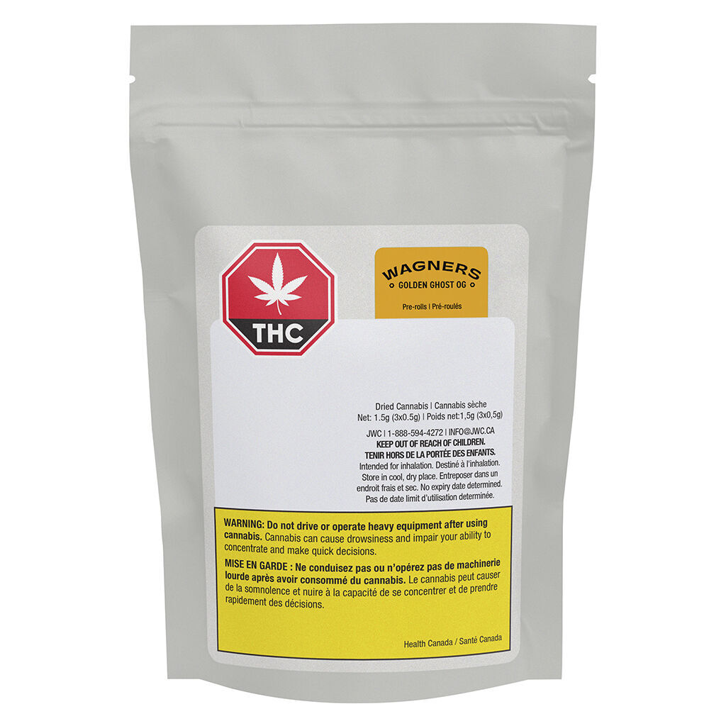 Wagners : GOLDEN GHOST OG PRE-ROLLS - GOLDEN GHOST OG PRE-ROLLS (3x.5g)