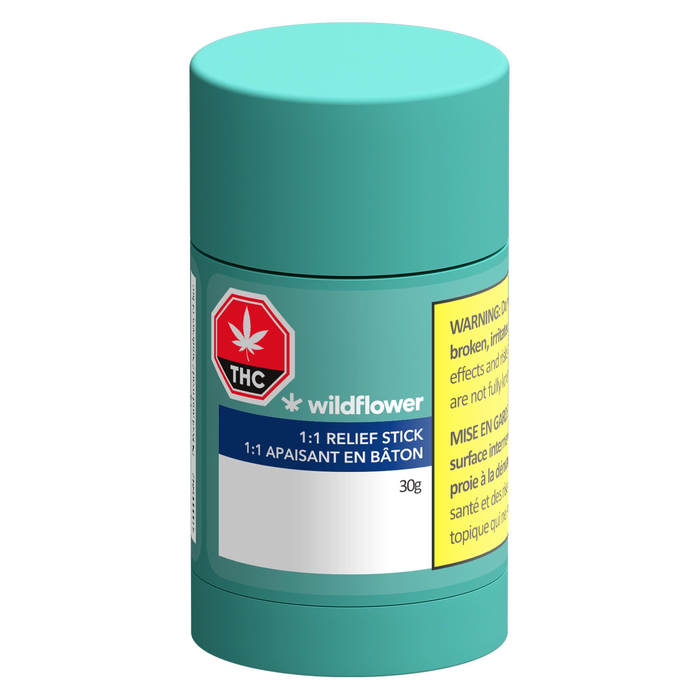 Wildflower : Wildflower 1:1 Relief Stick (125mgTHC : 125mgCBD)